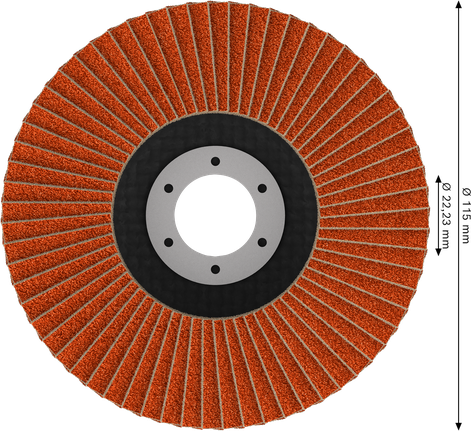 Lamelový kotouč Bosch EXPERT X782, úhlový, 115 mm, G60.